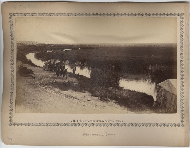 Comanche Springs historically when it still flowed